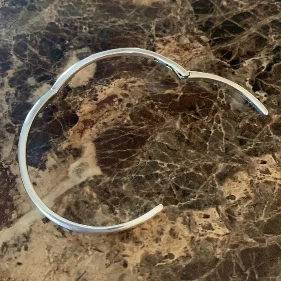 Authentic Pandora Tiara Wishbone Open Bangle Bracelet S925 ALE - Picture 5 of 7